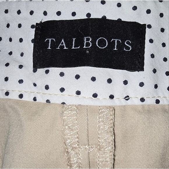 Talbots The Perfect‎ 10.5 Shorts Khaki Chic Beige Bermuda Shorts Plus Size 16 - Picture 7 of 7